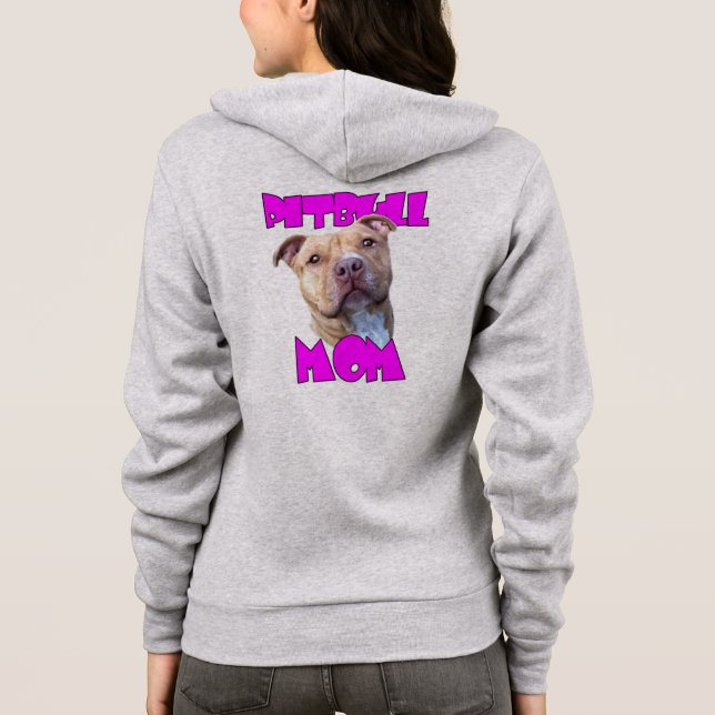 Veste À Capuche Maman de Pitbull (Dos)
