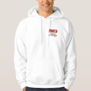Veste À Capuche Maman fière - garde nationale
