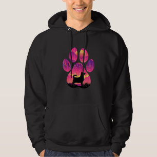 Veste À Capuche Maman Papa Chien Patte Vallhund Suédois Femmes Ho