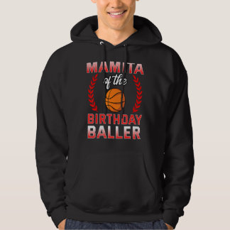 Veste À Capuche Mamita De L'Anniversaire De Basketball Anniversair