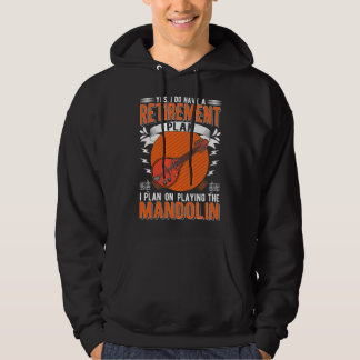 Veste À Capuche Mandolin Lover Vieux Homme Mandolin Lecteur Mandol