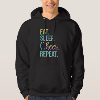 Veste À Capuche Manger Dormir Cheer Répéter Pom-pom girl Cheerled 
