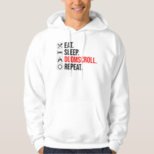 Veste À Capuche Manger. Dormir. Défilement. Recommencer