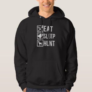 Veste À Capuche Mangez la chemise drôle de mâle de cerfs communs