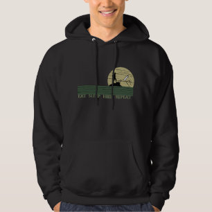 Veste À Capuche Mangez la répétition de la randonnée de sommeil po