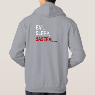 Veste À Capuche Mangez le baseball du sommeil