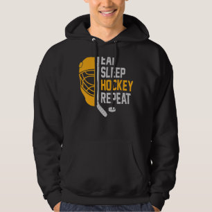 Veste À Capuche Mangez Le Hockey Du Sommeil Répéter Pour Les Enfan