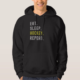 Veste À Capuche Mangez Sleep Hockey Répéter Drôle Joueur de hockey