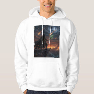 Veste À Capuche Manteau à capuche de nécromancien apocalyptique de