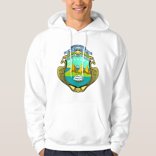 Veste À Capuche Manteau du Costa Rica de CR de bras (Devant)