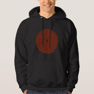 Veste À Capuche Mantra de bélier à lièvre Spiral Mala Hare Krishna