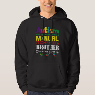 Veste À Capuche Manuel Brother Puzzle Sensibilisation sur l'autism