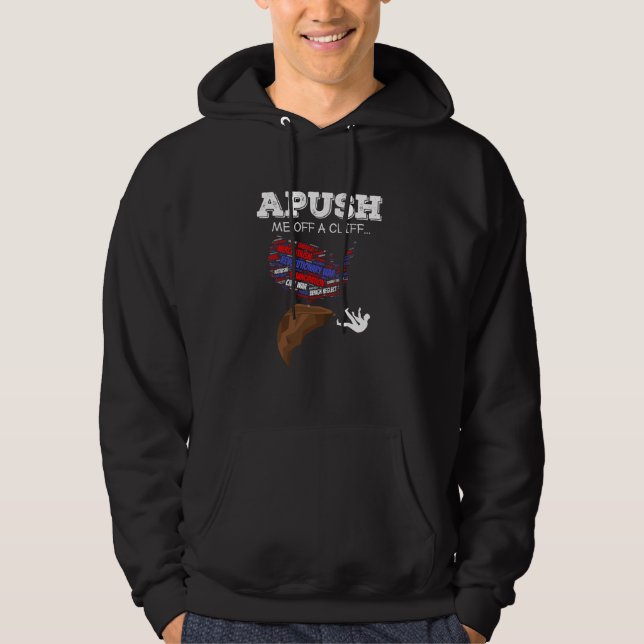 Veste À Capuche M'APPUYER D'UNE falaise AP Histoire américaine His (Devant)