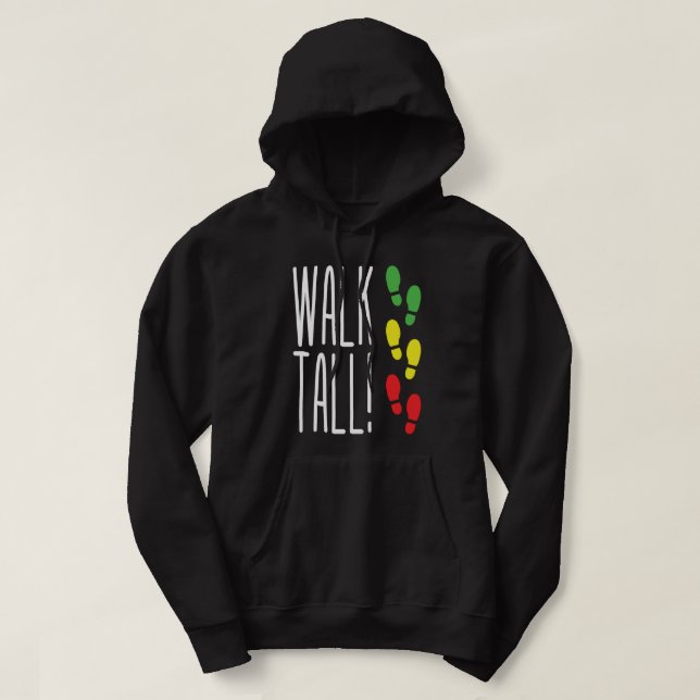 Veste À Capuche Marche la tête haute (Design devant)