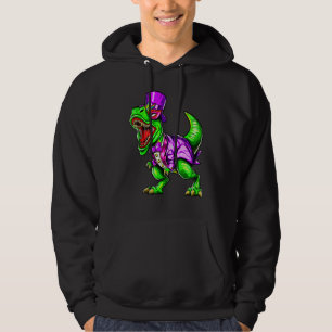 Veste À Capuche Mardi Gras Dinosaure Trex Dino T Rex