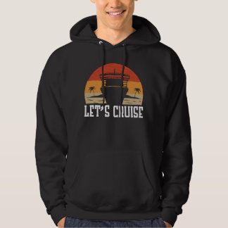 Veste À Capuche Mari et femme Lets Cruise Croisière Vacances