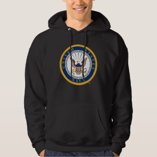 Veste À Capuche Marine américaine Emblème de la marine