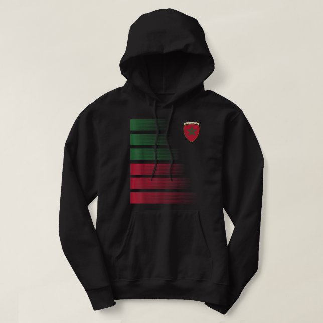 Veste À Capuche Marocain Soccer Jersey Maroc Football Maroc Fl (Design devant)