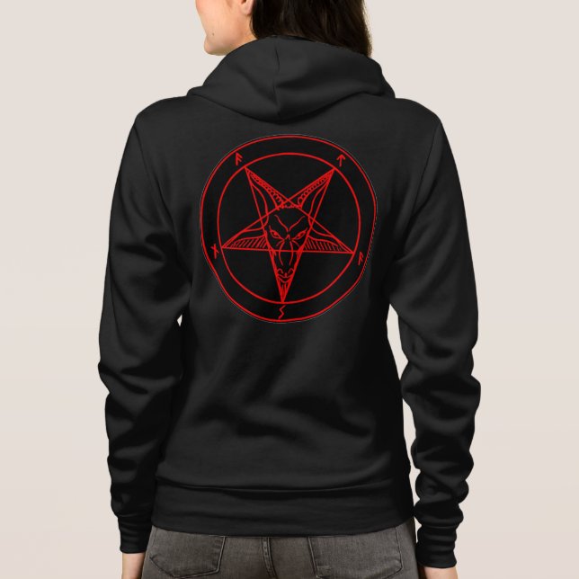 VESTE À CAPUCHE MARQUE DU DIABLE (Dos)