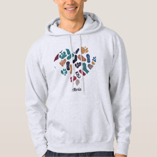 Veste À Capuche Marques uniques minimalistes rétro personnalisées