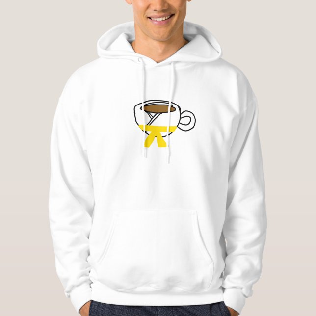 Veste À Capuche Martial Arts Coffee Cup – Kickstart Your Day (Devant)