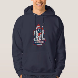 Veste À Capuche MARVIN LA MARTIEN™ "Je déteste le football" Graphi