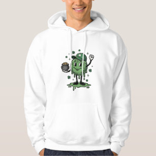 Veste À Capuche Mascotte de slime de la Saint-Patrick T-shirt vect
