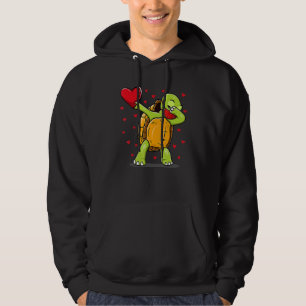 Veste À Capuche Masque de Tortue Dabbing Danse Dab Saint-Valentin