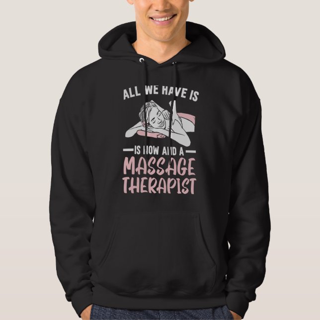 Veste À Capuche Massage Thérapie Musculaire Relaxation Spa Lm (Devant)