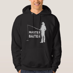 Veste À Capuche Master Baiter pour pêcheur ou pêcheur T-Shi