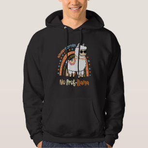 Veste À Capuche Maternelle Pas De Prob-Llama Filles Enseignante Pr