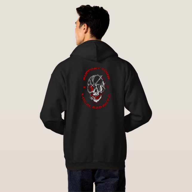 Veste À Capuche Mauvaises chemises de soutien de Boyz MC des (Dos entier)