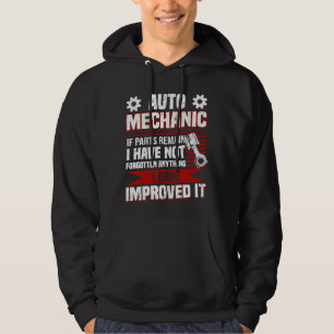 Veste À Capuche Mécanicien automobile si des pièces restent amélio