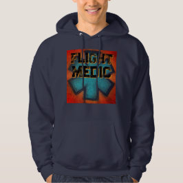 Veste À Capuche Médecin de vol pour hommes rouges/bleus