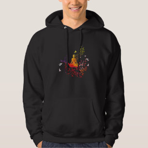 Veste À Capuche Méditation avec arbre - Arbre de vie Yoga spiritue