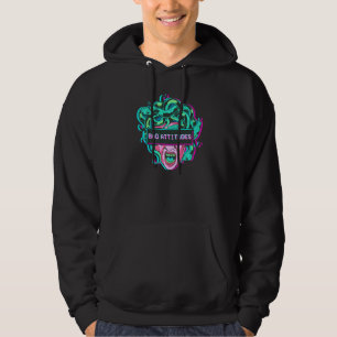 Veste À Capuche Méduse esthétique Tête de serpent Mauvaise Attitud