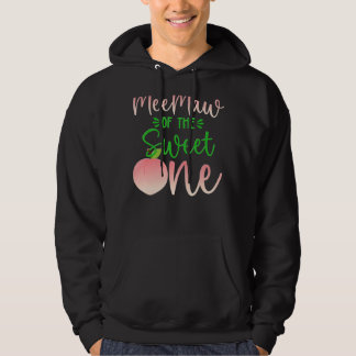 Veste À Capuche Meemaw Of The Birthday One Peach 1st Summer Fruit