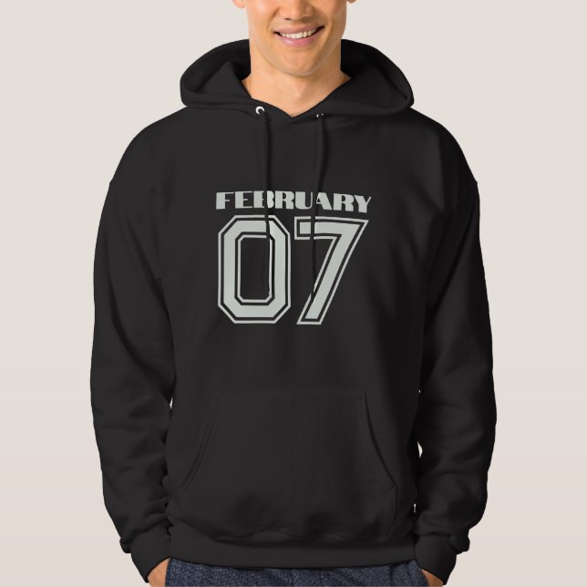 Veste À Capuche Meilleur Cadeau Pour Anniversaire 7 Février (Devant)