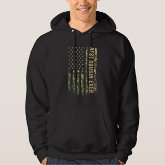 Veste À Capuche Meilleur Cousin Jamais Drapeau Américain Camo Vété