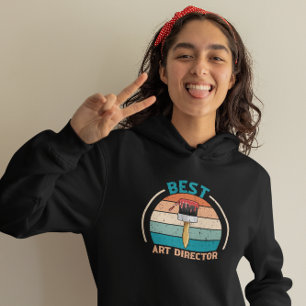 Veste À Capuche Meilleur directeur artistique - Retro