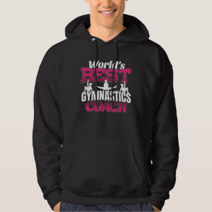 Veste À Capuche Meilleur entraîneur de gymnastique féminine au mon