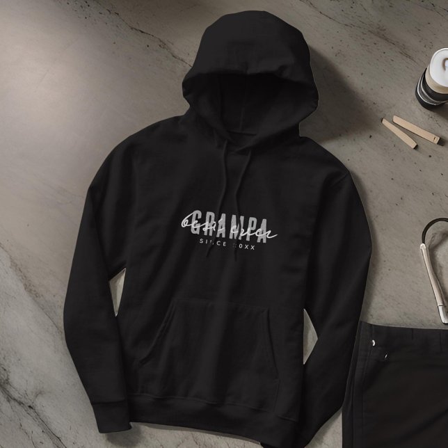 Veste À Capuche Meilleur Grampa depuis 20XX Moderne Simple Preppy (Créateur téléchargé)
