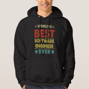 Veste À Capuche Meilleur ingénieur logiciel mondial de tous les te