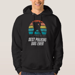 Veste À Capuche Meilleur papa de canard jamais - Papa de hockey su