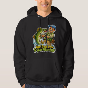 Veste À Capuche Meilleur Papa du Monde Maître de la Pike dessin an