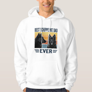 Veste À Capuche Meilleur Papa Schipperke Jamais Design Vectoriel R