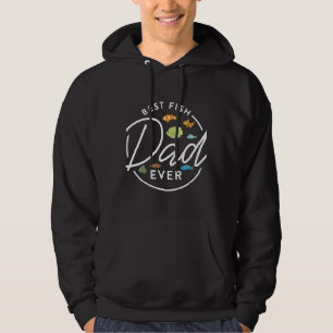 Veste À Capuche Meilleur Poisson Papa Jamais Aquarium Propriétaire
