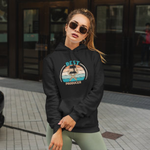 Veste À Capuche Meilleur producteur - Retro