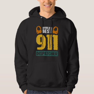 Veste À Capuche Meilleur répartiteur 911 au monde