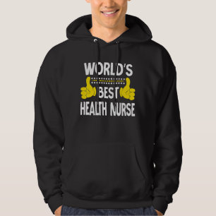 Veste À Capuche Meilleur titre de poste d'infirmière de santé du m
